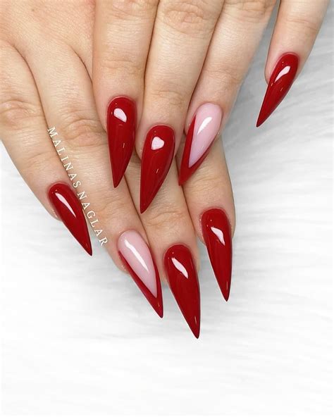 stiletto nails are similar to what other nail shape